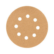 Paquete con 5 discos de lija 5" grano 60 8 perforaciones