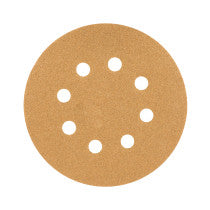 Paquete con 5 discos de lija 5" grano 80 8 perforaciones