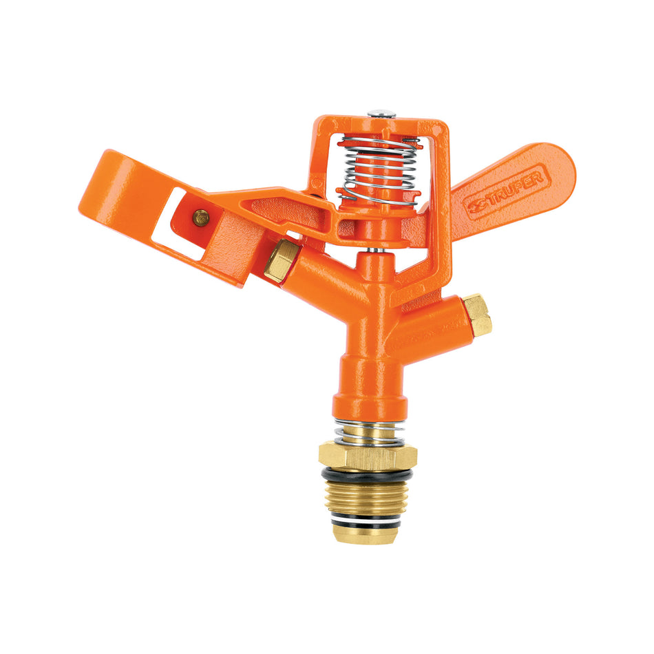 Aspersor metalico doble chorro cabeza sola TRUPER