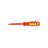 Desarmador dieléctrico de cruz 1/4' x 4', Truper