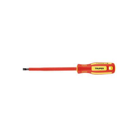 Desarmador dieléctrico plano 1/4' x 6', Truper