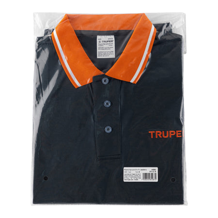 Playera polo performance para hombre, blanca, M, Truper