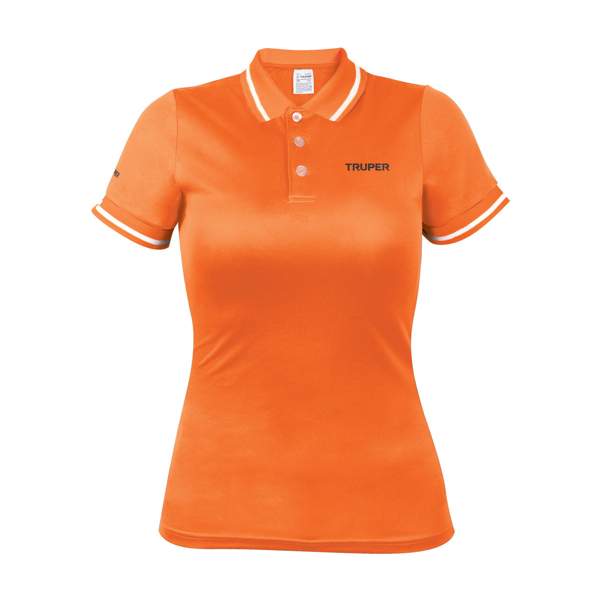 Playera polo performance para mujer G Truper naranja
