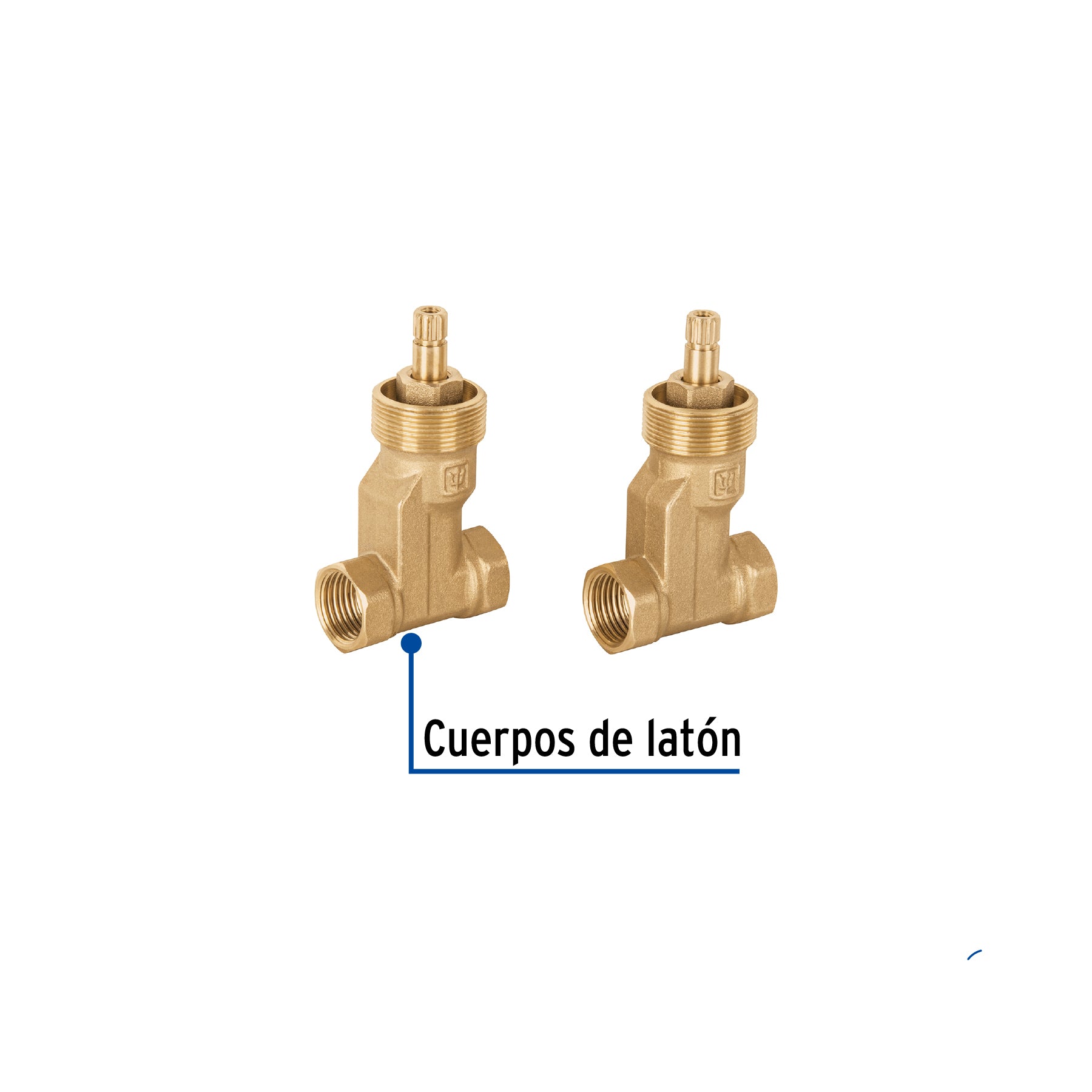 Juego llaves empotrar roscablescompresionsin maneral BASIC