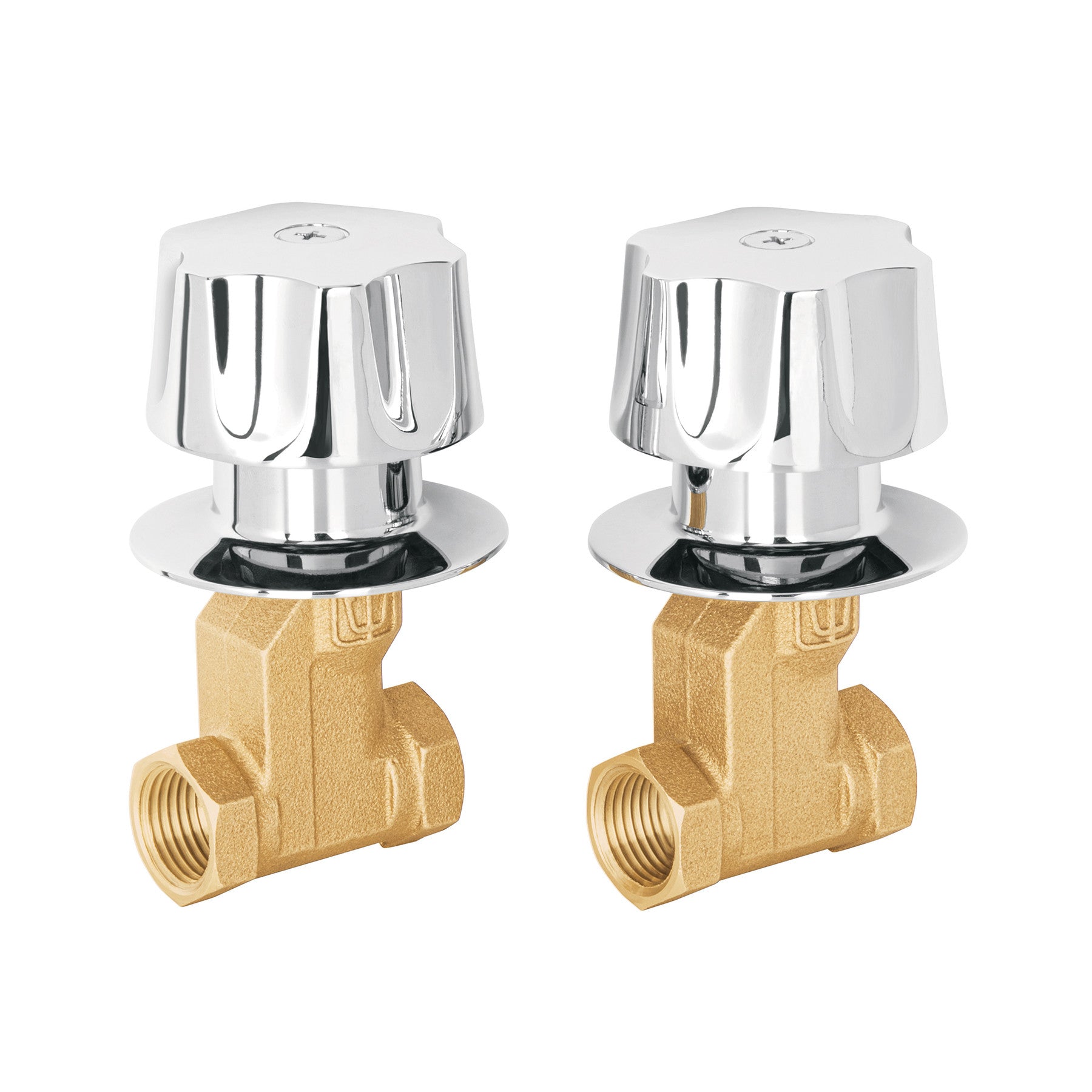 Juego llaves empotrar roscables maneral metalico FOSET