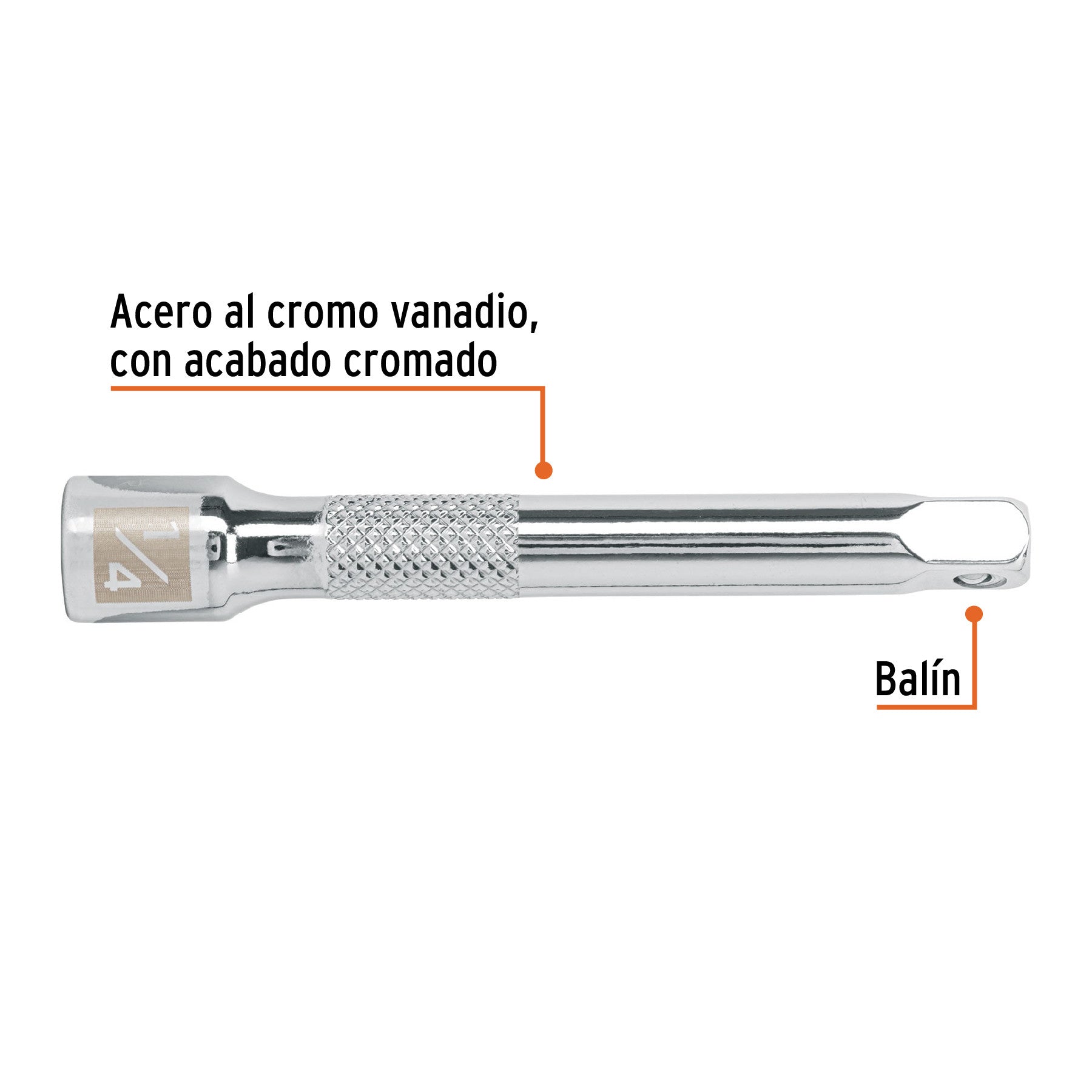 Eje corto para carretillas 1 llanta EXPERT TRUPER y PRETUL