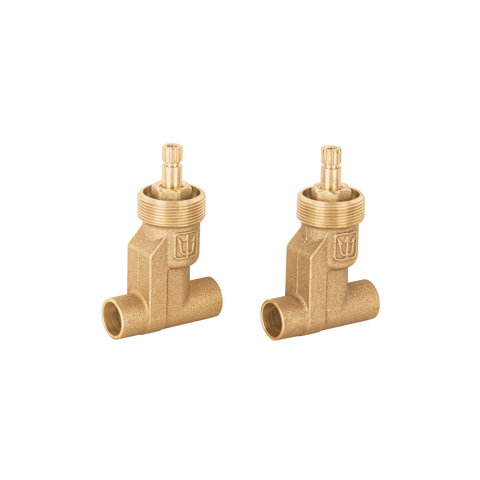 Juego llaves empotrar soldables compresion s/maneral FOSET