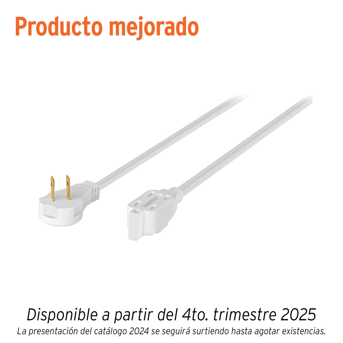 Extension electrica domestica clavija plana 3 m