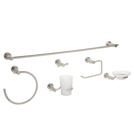 Juego de 6 accesorios para bano acabado satin FOSET ELEMENT
