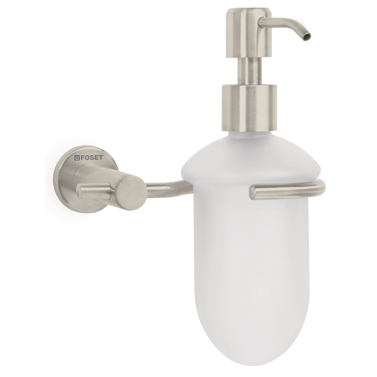 Dispensador de jabon a pared en acabado satin FOSET ELEMENT