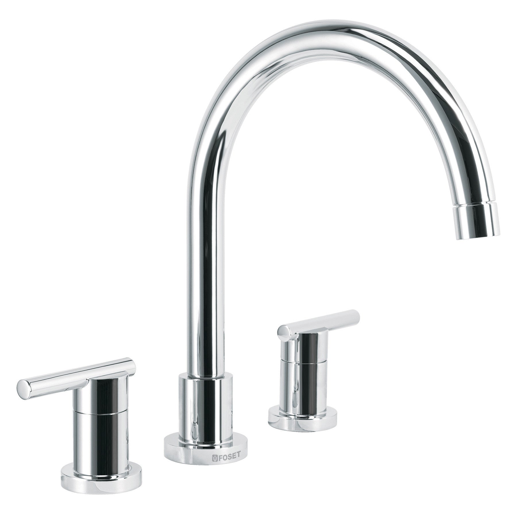 Mezcladora cromo cuello alto para fregadero FOSET ELEMENT