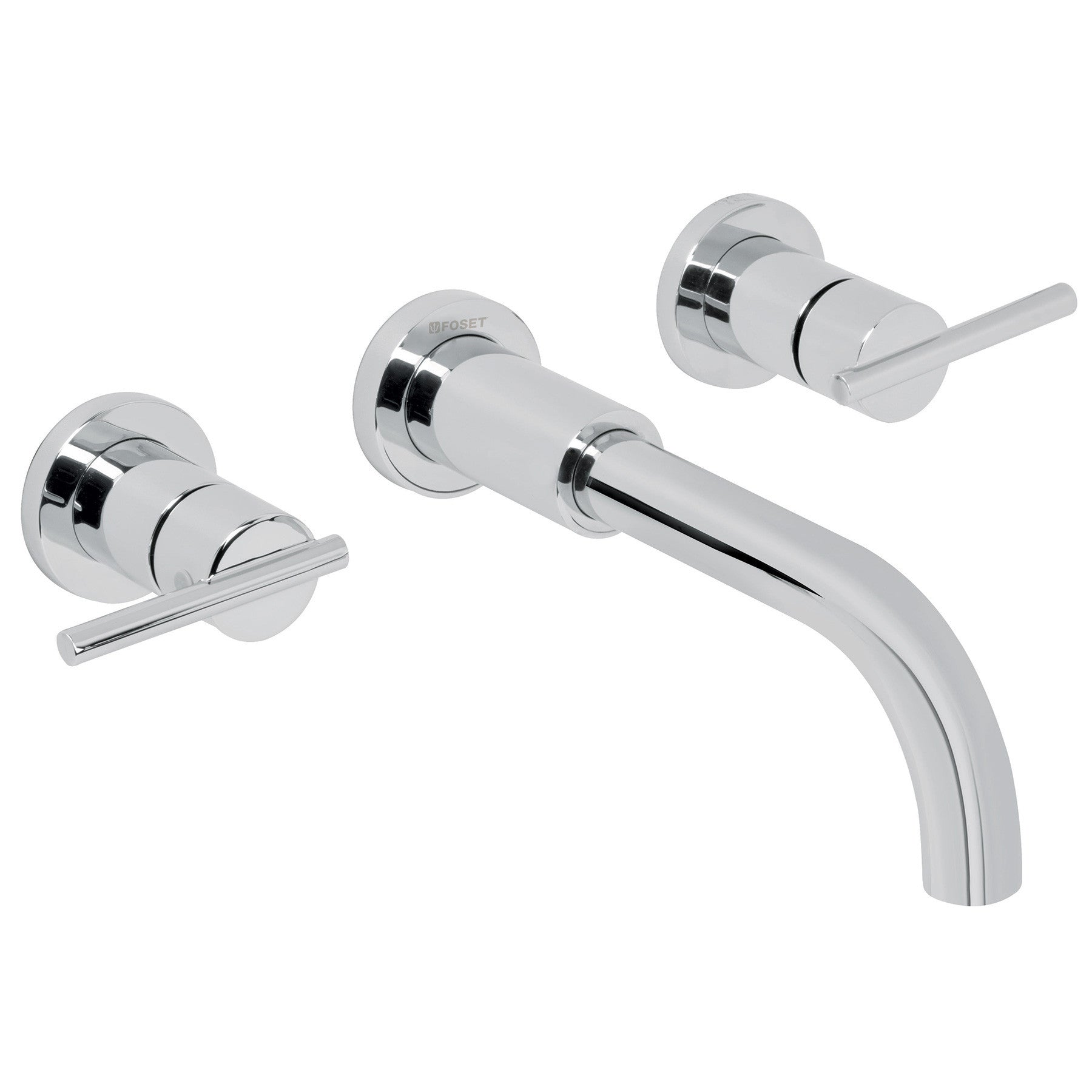 Mezcladora cromo de pared para lavabo FOSET ELEMENT