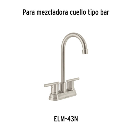 Juego manerales palanca para mezcladora bar, satín, ELEMENT