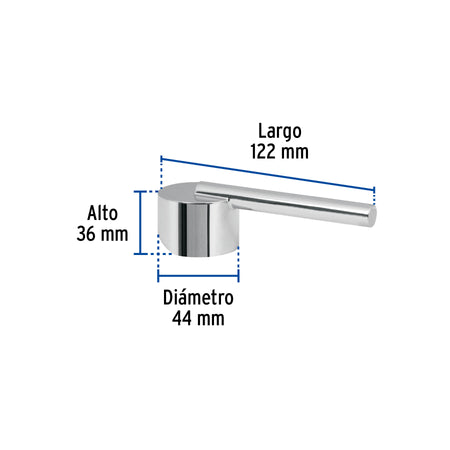 Maneral palanca para monomando de lavabo, cromo, ELEMENT