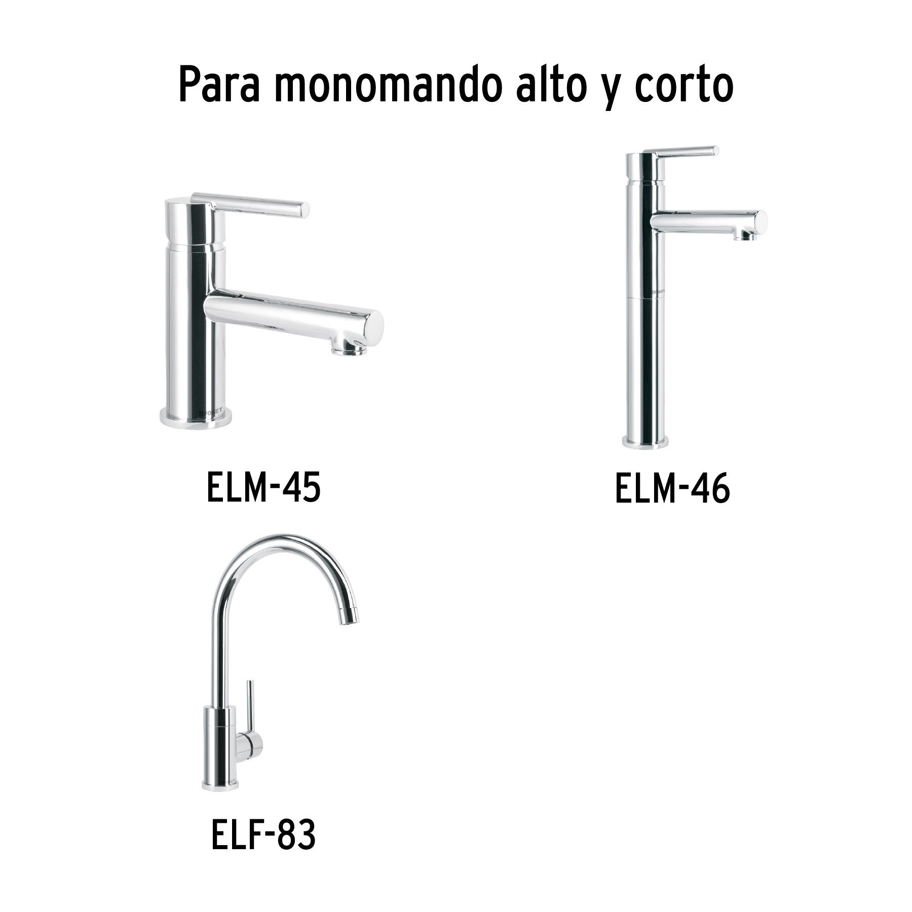 Maneral palanca para monomando de lavabo, cromo, ELEMENT