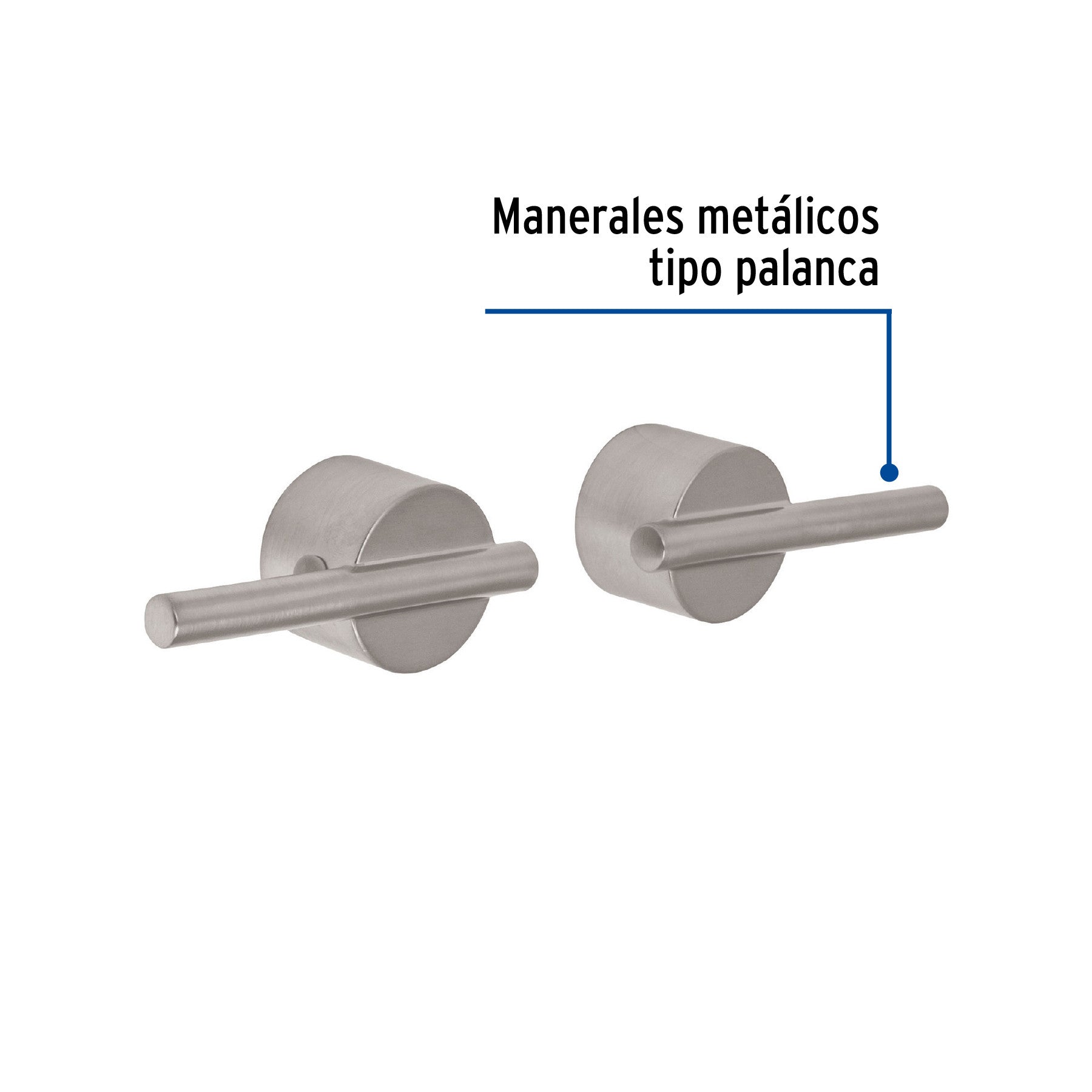 Juego manerales mezcladora de pared, lavabo, satín, ELEMENT