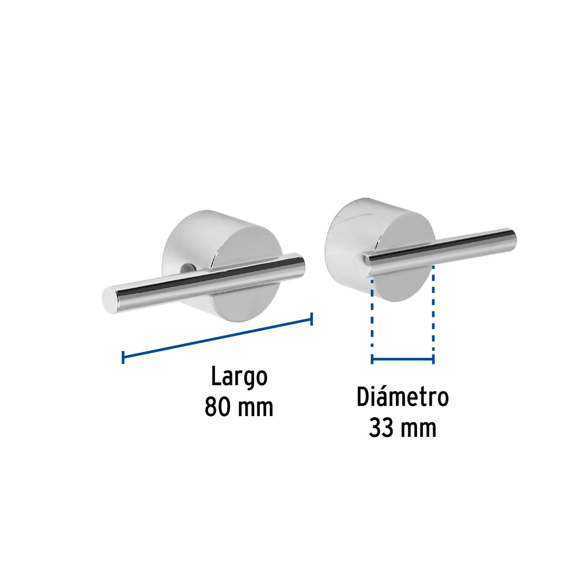 Juego manerales mezcladora de pared, lavabo, cromo, ELEMENT