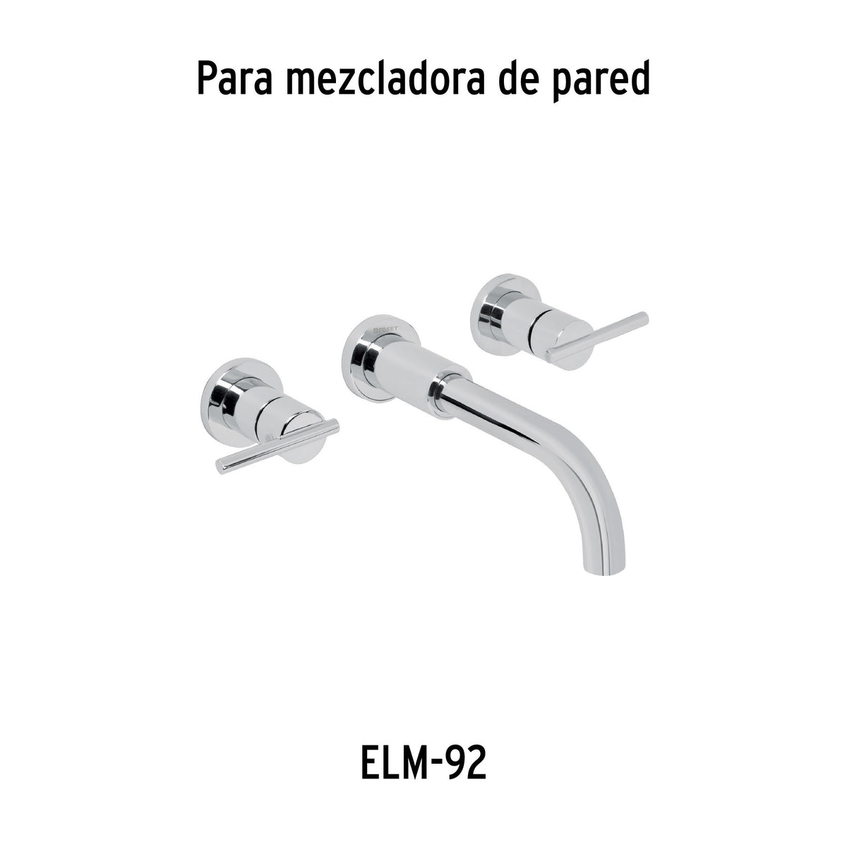 Juego manerales mezcladora de pared, lavabo, cromo, ELEMENT