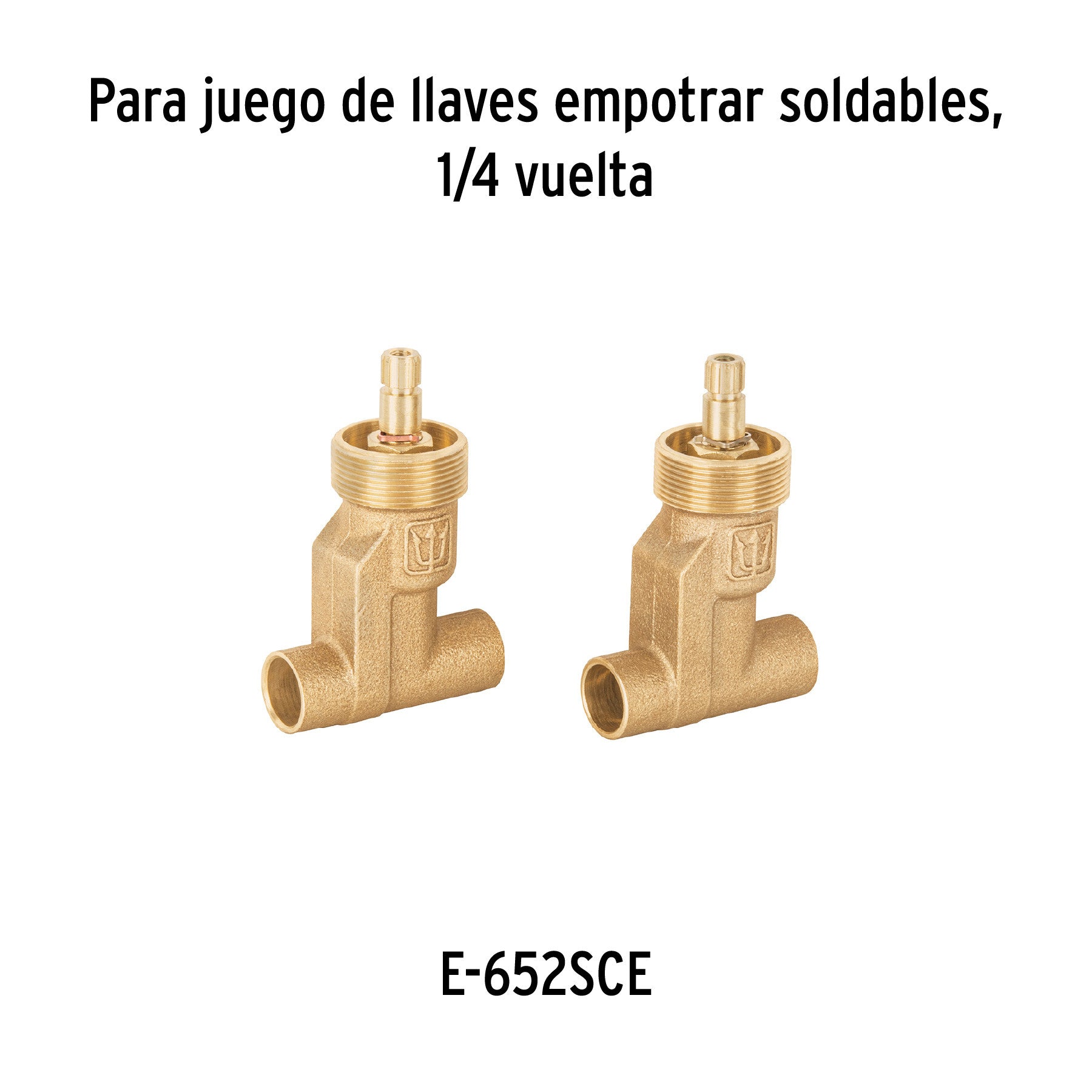 Juego de manerales de palanca para regadera cromo ELEMENT