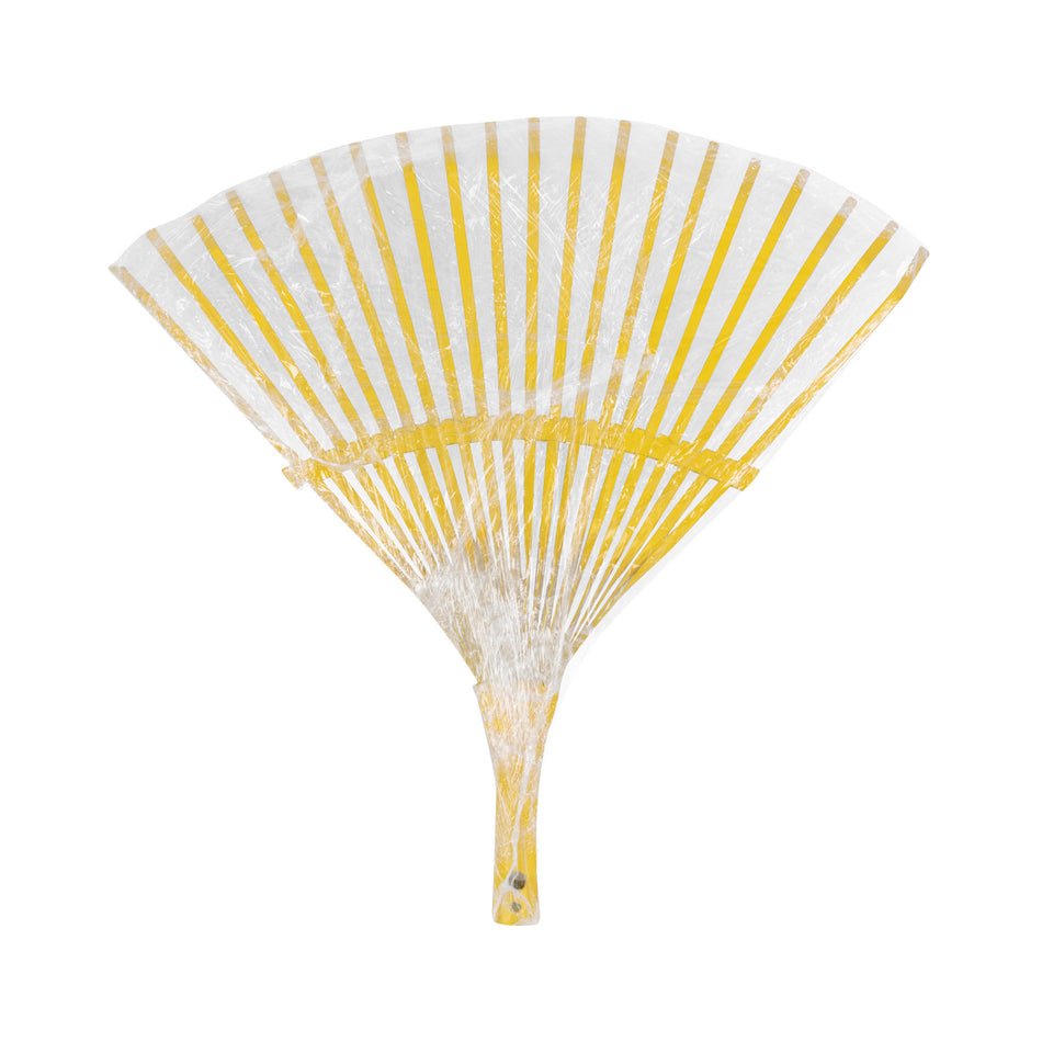 Escoba metálica para jardín, curva, 20 dientes, mango 48'