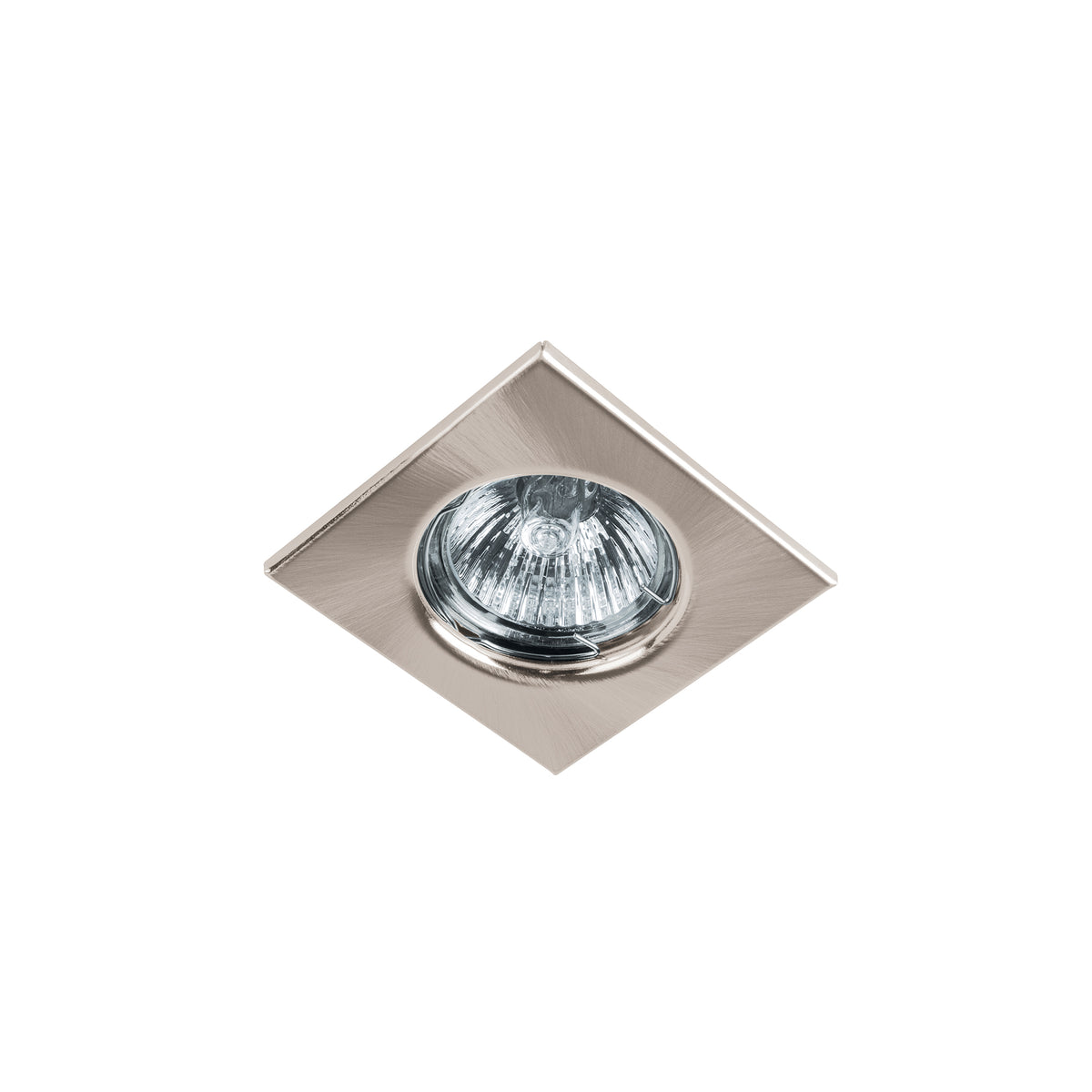 Luminario cuadrado satin spot fijo lampara no incluida
