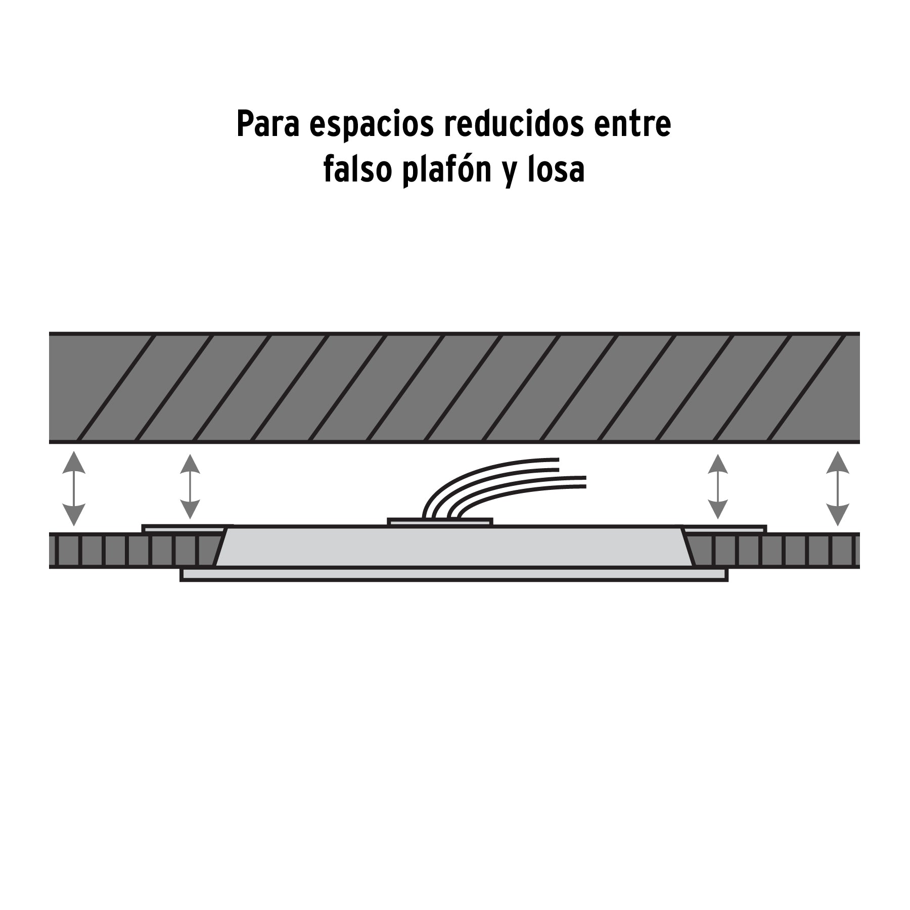 Luminario LED plafón 15W 6500K, ajustable, redondo, VOLTECK