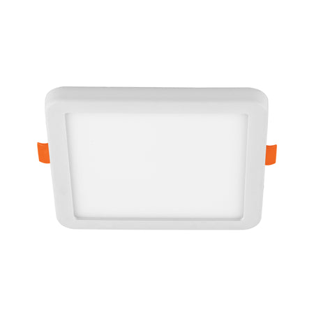 Luminario LED plafón 8W 6500K, ajustable, cuadrado, VOLTECK