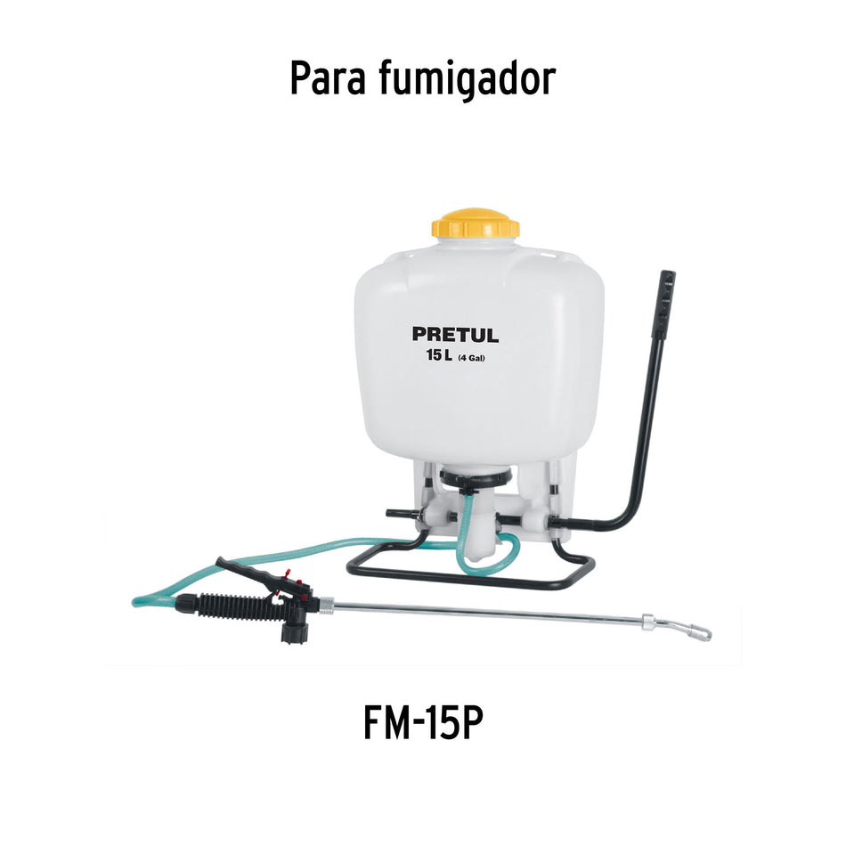 Juego de 7 empaques para fumigador 15L, PRETUL