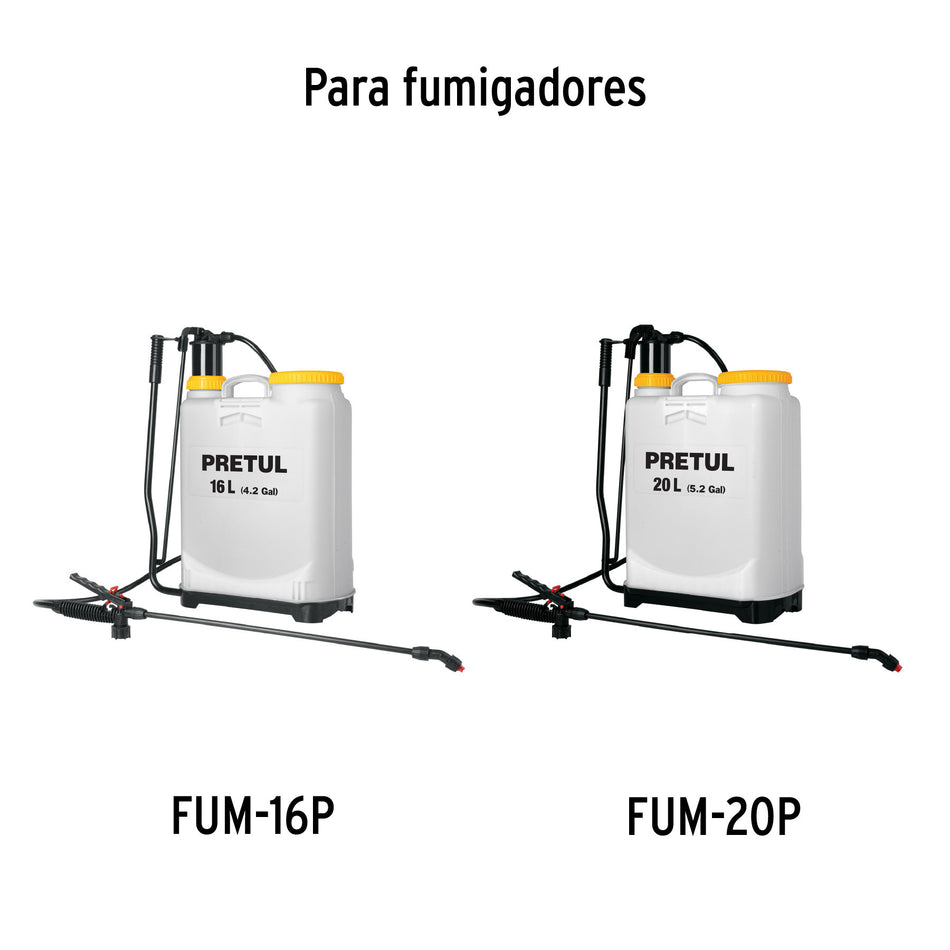 Juego de 7 empaques para fumigador FUM-P, PRETUL