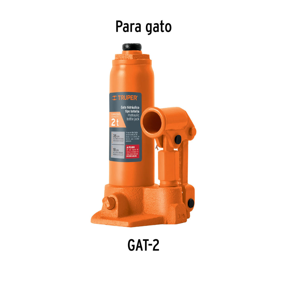 Empaques para gato hidráulico de botella de 2 Ton, Truper
