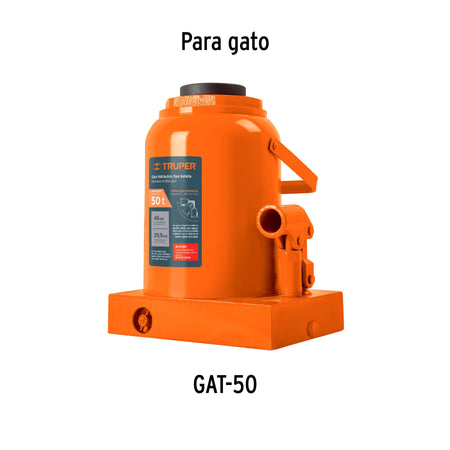 Empaques para gato hidráulico de botella de 50 Ton, Truper