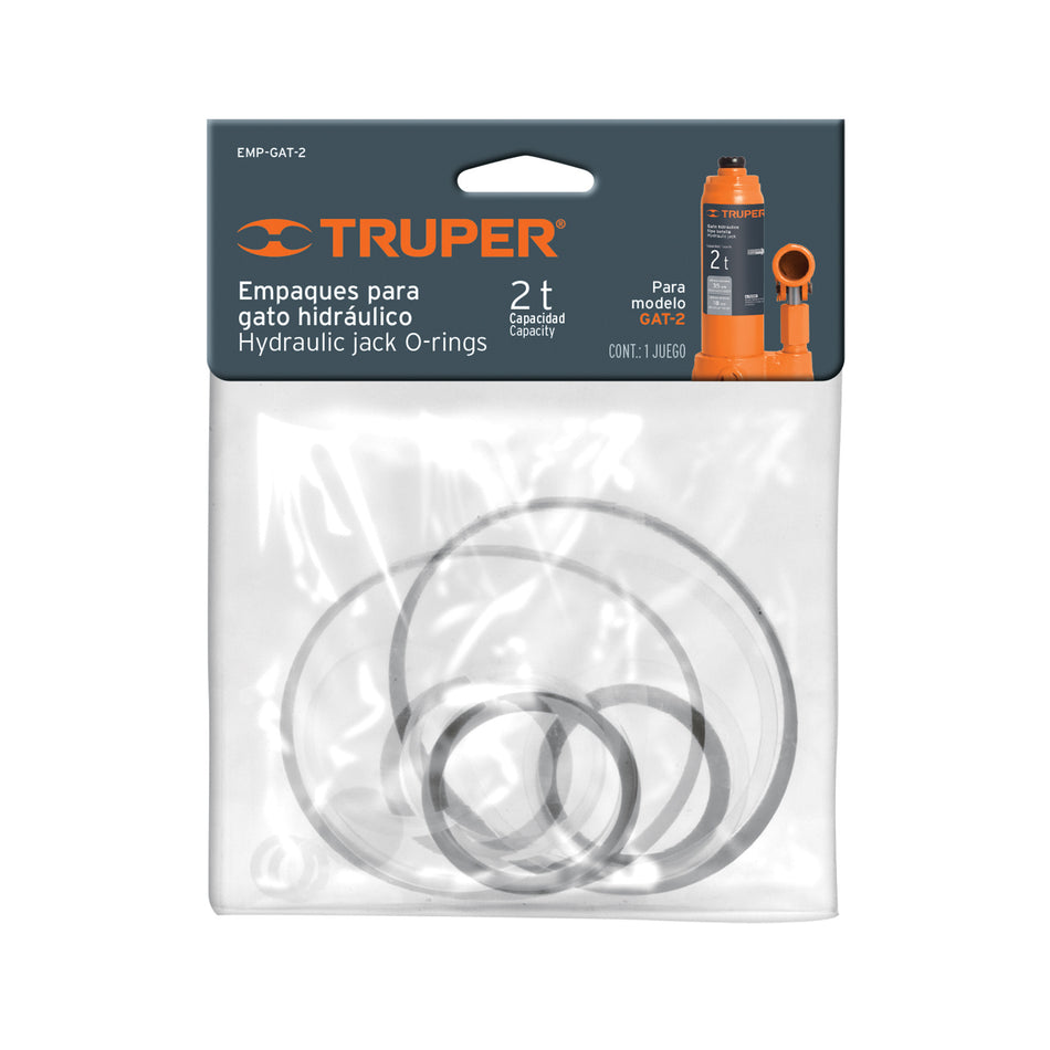 Empaques para gato hidráulico de botella de 6 Ton, Truper