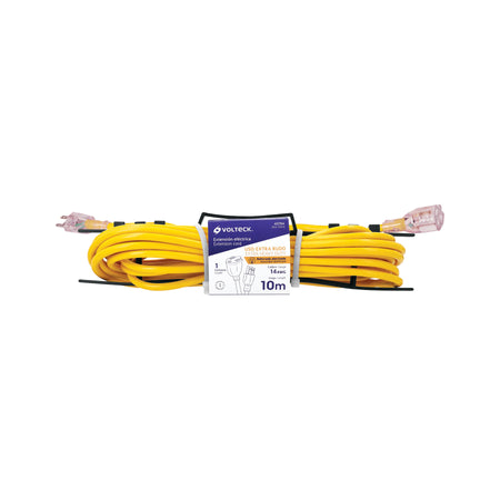 Extension reforzada aterrizada calibre 14 Volteck 10 m