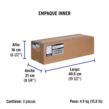 Extension reforzada aterrizada calibre 14 Volteck 10 m