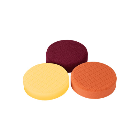 Juego de 3 esponjas para pulir de hook and loopTRUPER 5"