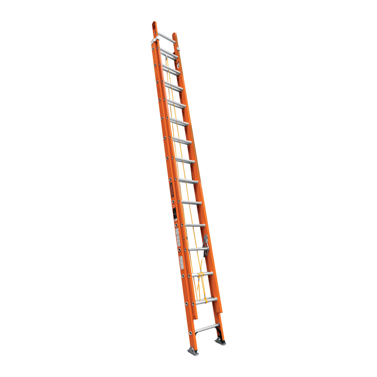 Escalera de extension tipo II 28 peldanos fibra de vidrio