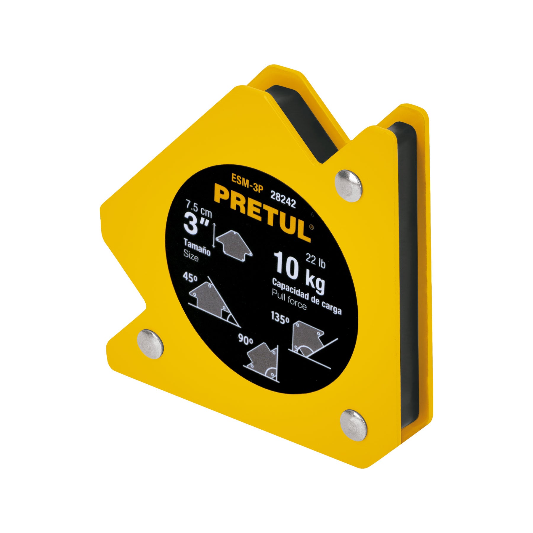 Escuadra magnetica para soldar de carga PRETUL 10 kg