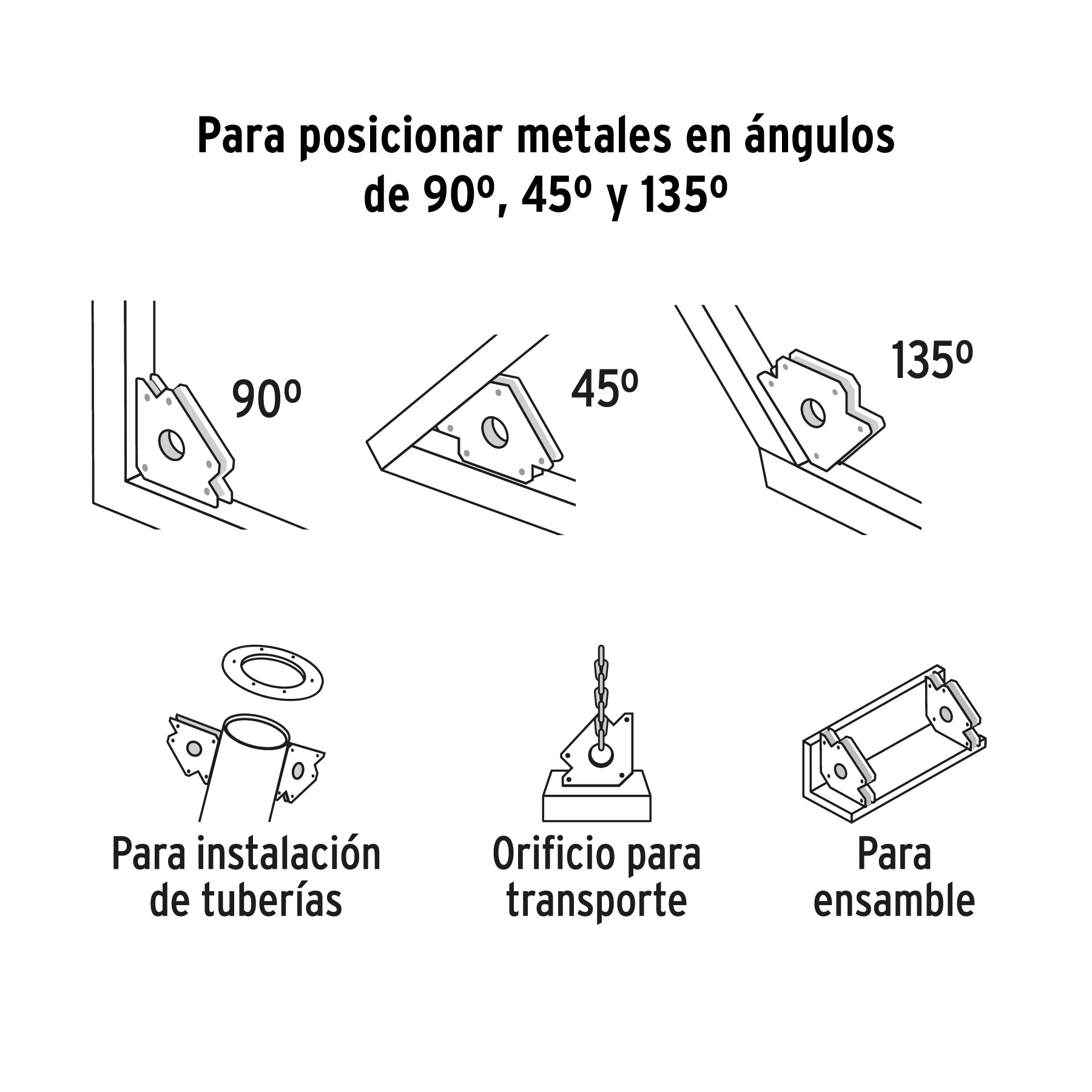 Escuadra magnetica para soldar de carga PRETUL 10 kg