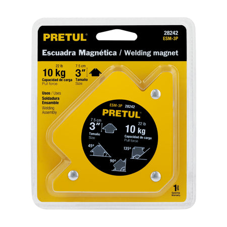Escuadra magnetica para soldar de carga PRETUL 10 kg