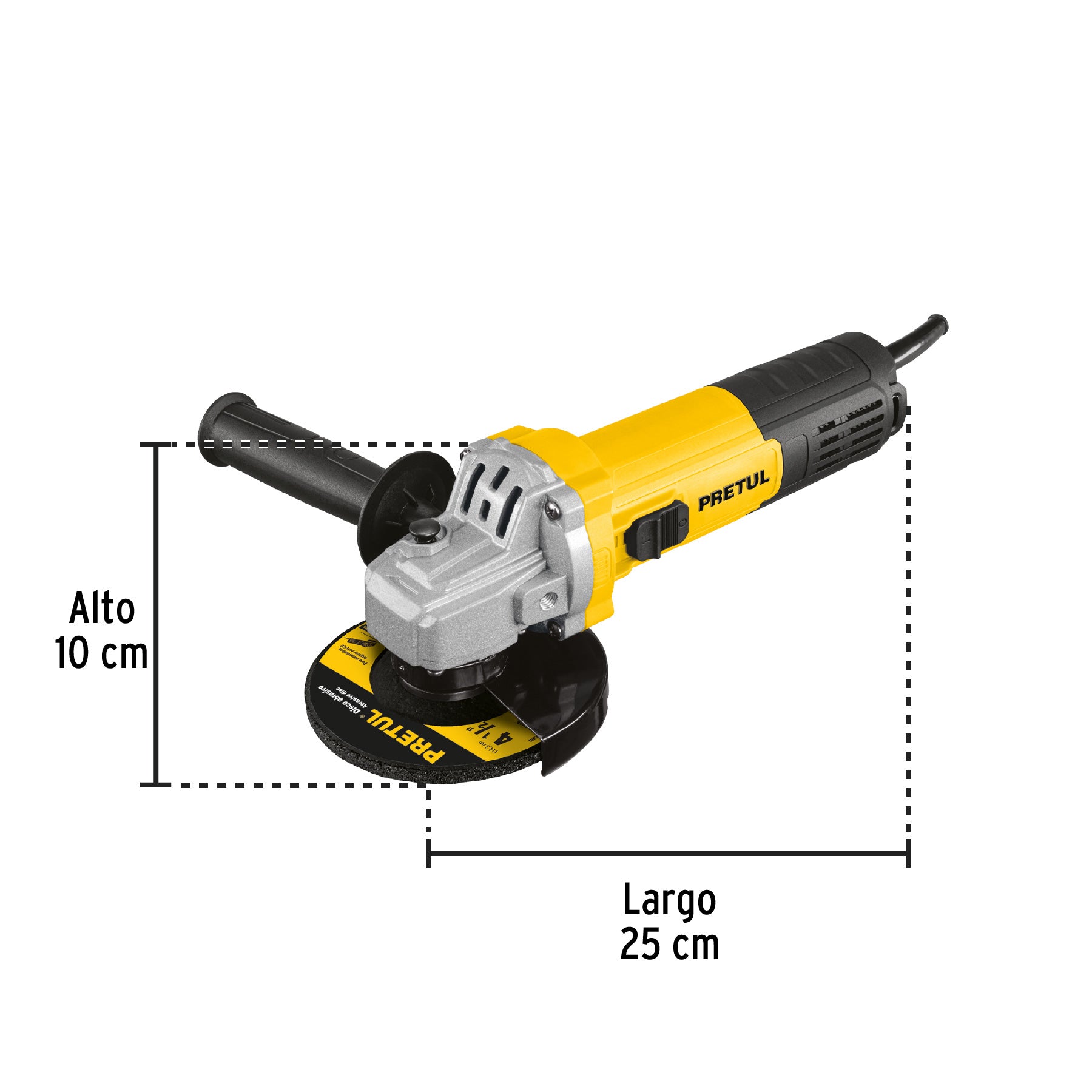 Esmeriladora angular PRETUL 550W