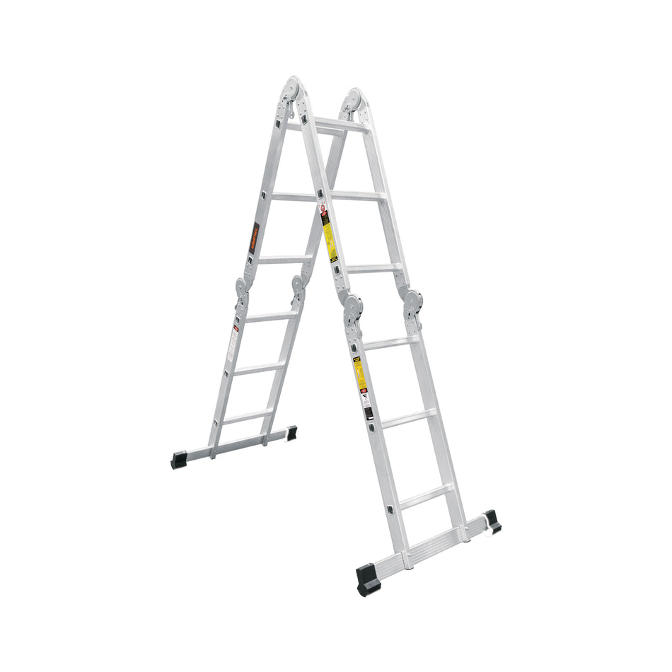 Escalera multiposicion 12 peldanos Tipo I Truper