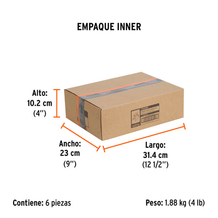 Esquinero exterior para acabado recto Truper
