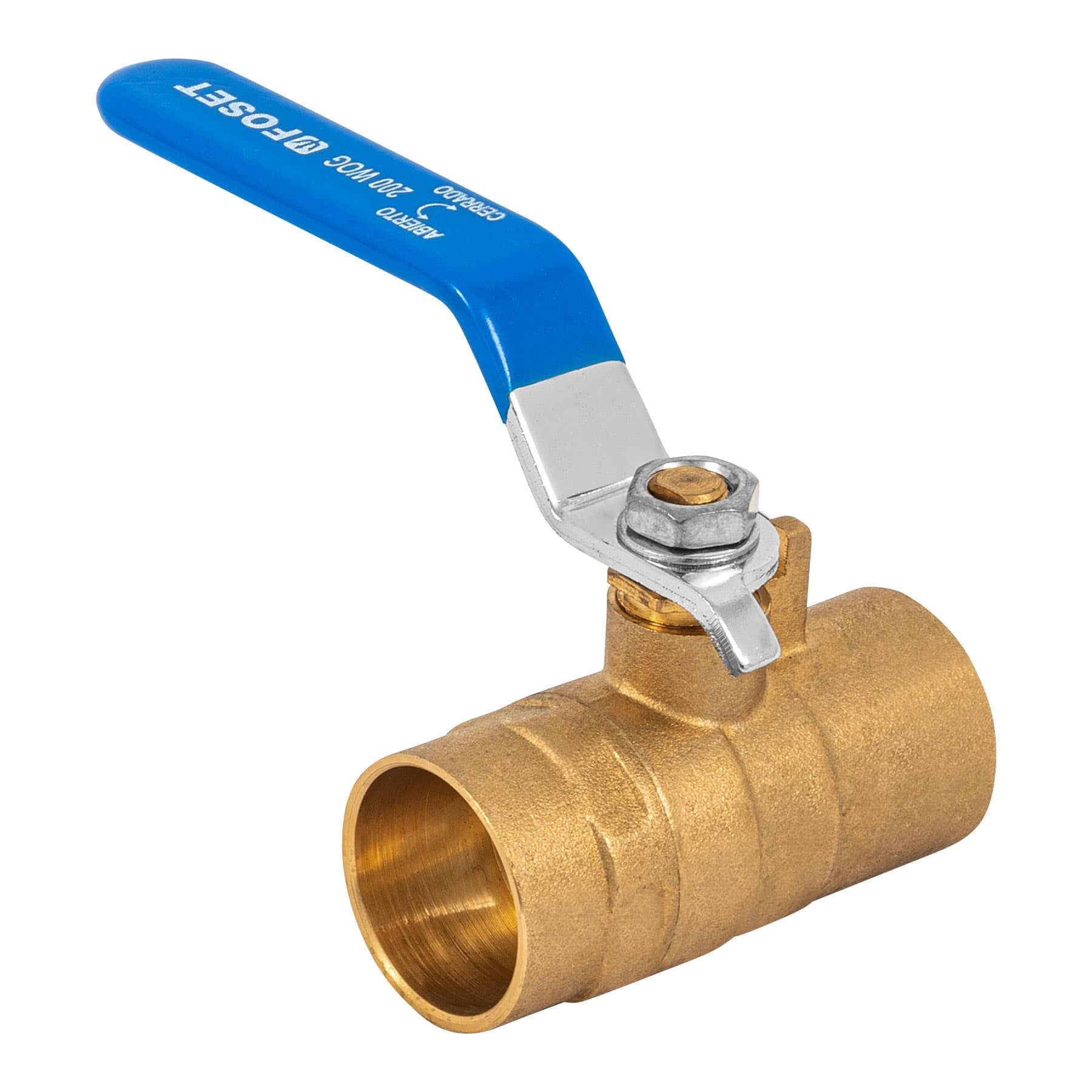 Valvula de esfera de laton soldable FOSET 1"