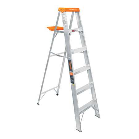 Escalera de tijera tipo ll 5 peldanos y bandeja Truper