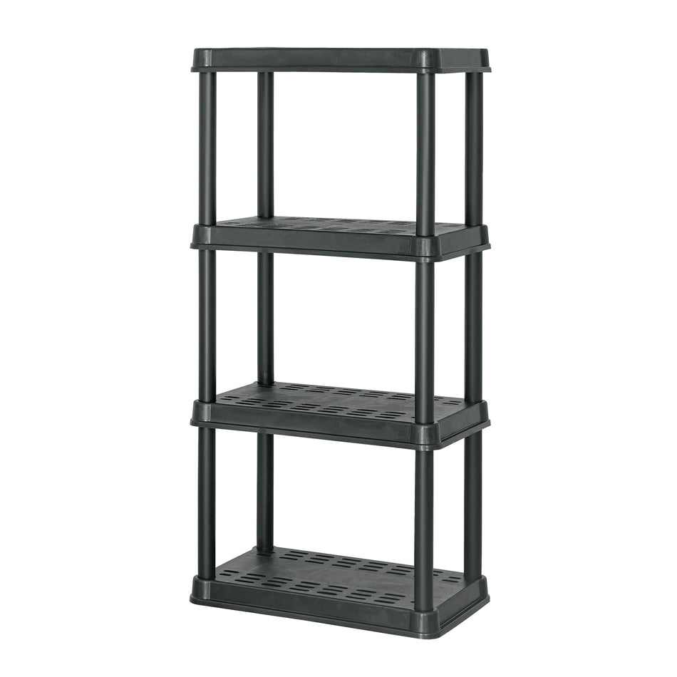 Estante plastico 4 repisas cap. 45 Kg 125x38x61 PRETUL