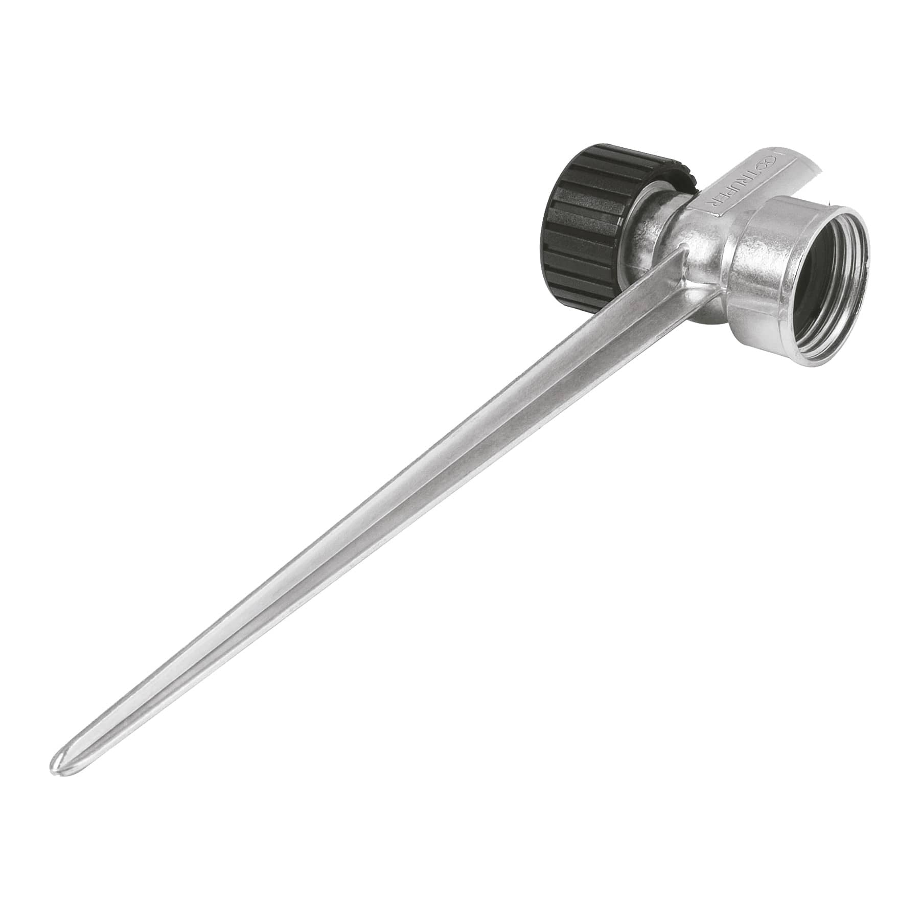 Estaca metálica universal 8' dos vías, para aspersor, TRUPER