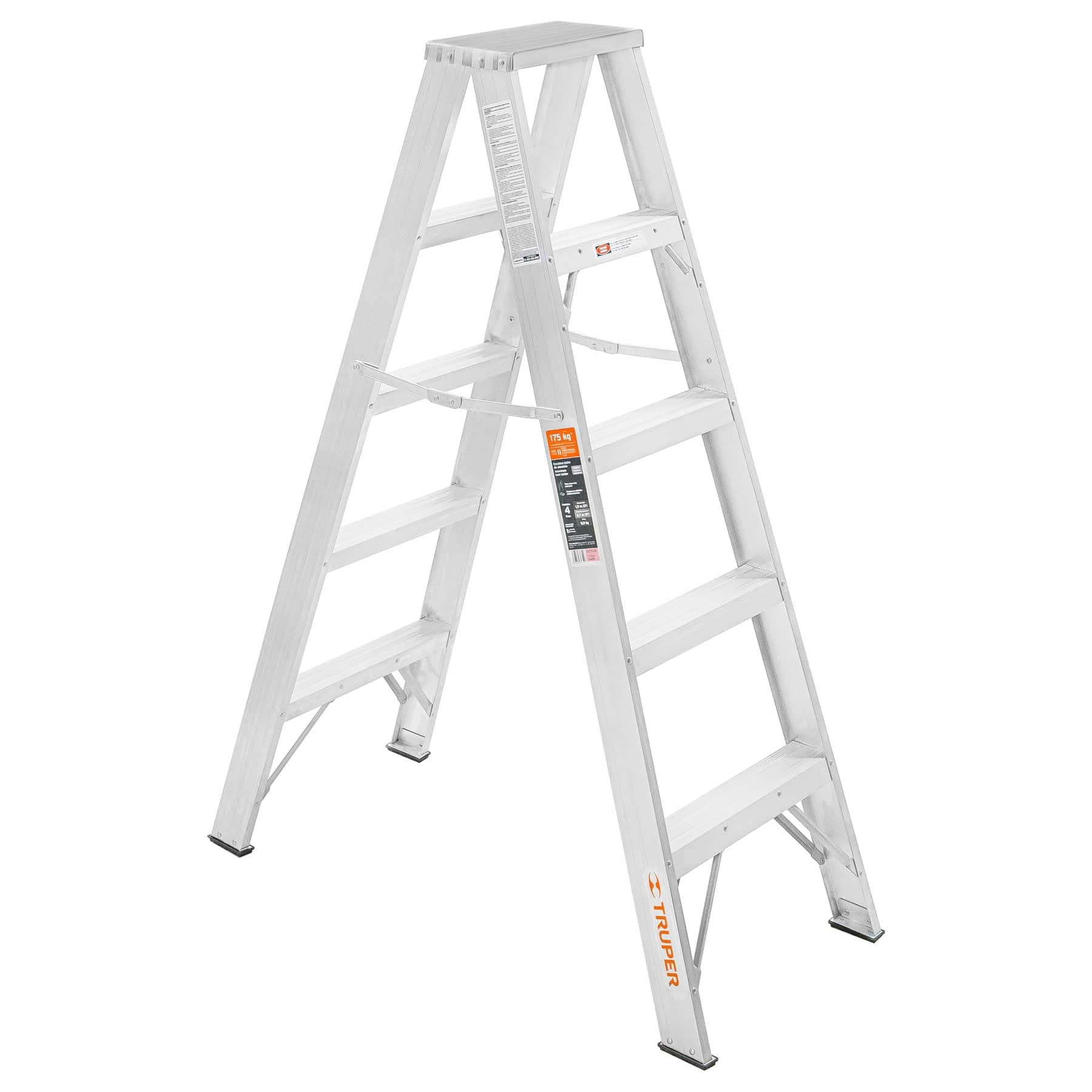 Escalera de tijera doble tipo ll 4 escalones Truper