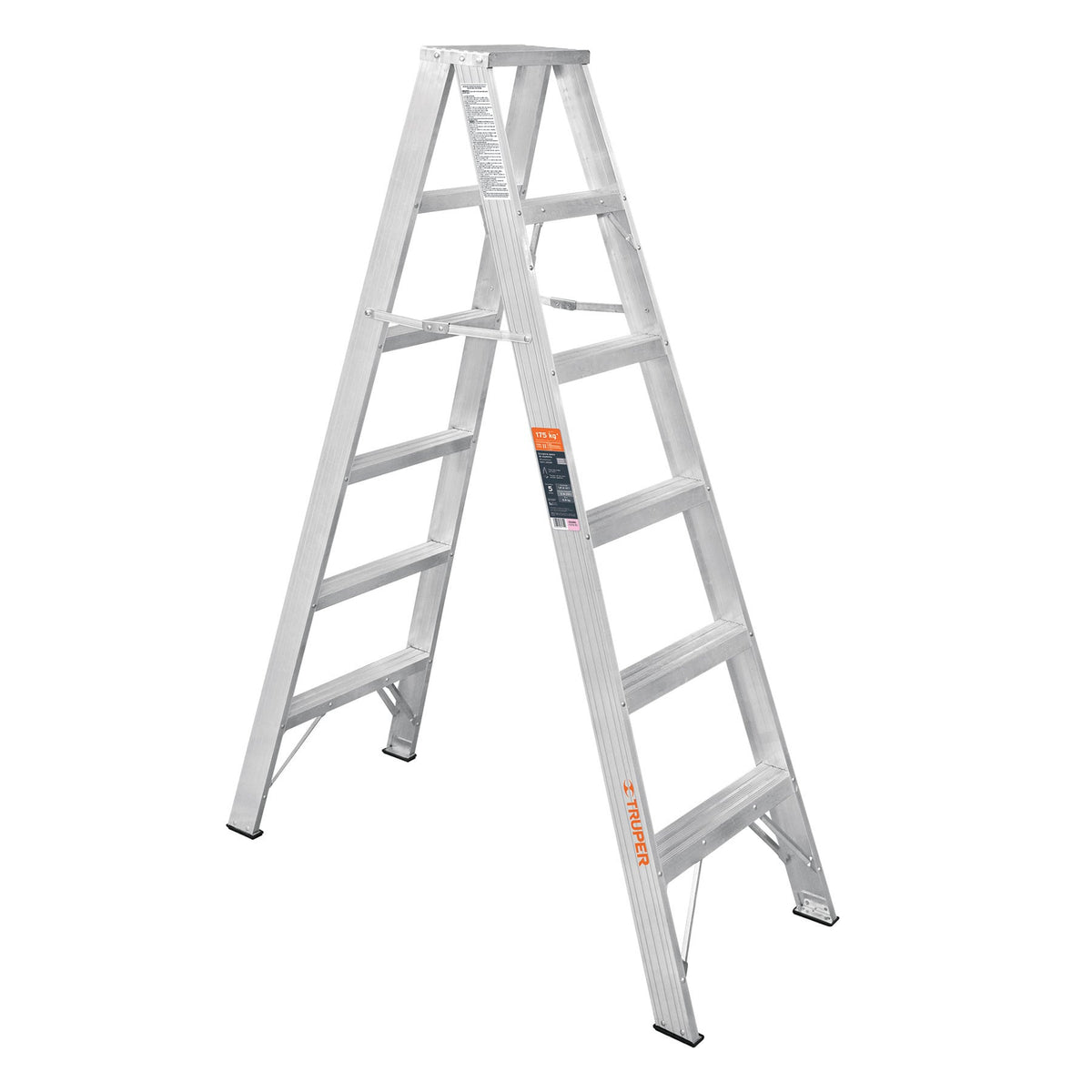 Escalera de tijera doble tipo ll 5 escalones Truper