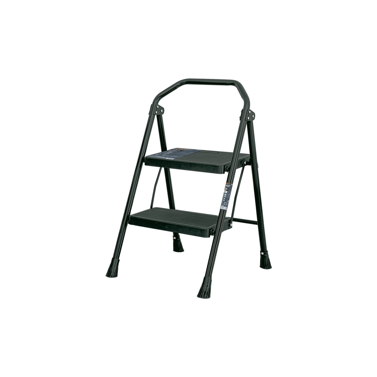 Escalera tubular plegable 2 peldanos Truper