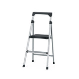Escalera tubular plegable 2 peldanos aluminio Truper